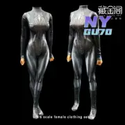 1:6 Spider Black Jumpsuit Elastic Bodysuit Clothes Fit 12inch PH TBL Figure doll