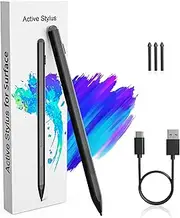Microsoft Surface Pen -Surface Stylus for Surface Pro 11/10/9/X/8/7/6/5/4/3, Surface Go 4/3/2/1, Surface Laptop/Studio/Book 4/3/2/1 Stylus Pen with Palm Rejection, 4096 Pressure Sensitivity