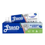 Grants Kids Blueberry Burst Natural Toothpaste, Organic, 75gm