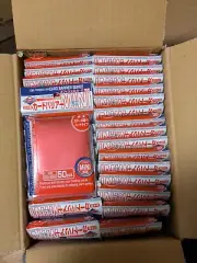 KMC Card Barrier Mini Sleeves Metallic Red Case 30 packs of 50 1500Sleeves