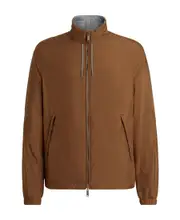 Zegna Reversible Zipped Jacket IT52,IT50,IT54,IT48 Brown