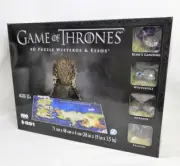 Game of Thrones 4D Puzzle Westeros & Essos Maps Models Poster Guide 891 Pcs New