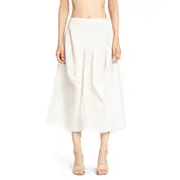 [KHAITE] KHAITE WOMAN OFF-WHITE SKIRTS Off-white