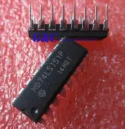 HD74LS151P HITACHI DIP-16 Line Data Selector NEW