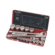 Sidchrome 3/4" AF Socket Set - 19 Piece