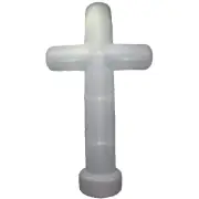 A Holiday Company 9 ft Cross Inflatable LED Lighted Outdoor Yard Decoration - 10