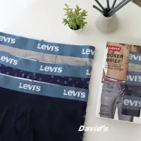 在飛比找Yahoo!奇摩拍賣優惠-Levis 內褲 四角褲 男內褲 盒裝 男 3件裝 現貨 送