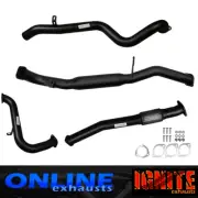 3" FULL EXHAUST NO CAT W HOTDOG SUITS GU 3L NISSAN PATROL LEAF SPRING TD