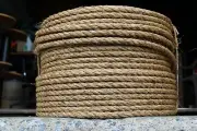 All Natural Brown Manila Rope 1/2" x 50' Traditional Twisted Hemp Rope Line