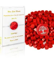 Vewingl 250 PCS Wax Seal Beads for Wax Seal Stamps, Cards, Wedding Invitations