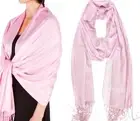 Women Soft PASHMINA SILK Shawl Scarf ,Beach WRAP-Color:Light Pink