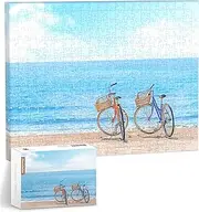 PieceRelax Canvas Wall Art Puzzles for Adults - Away from The City - Tranquil Summer Beach Unique Gift & Home Décor with Plastic Jigsaw Puzzle Artwork for Living Room Bedroom [HN1316]