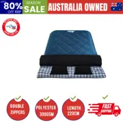 Weisshorn Sleeping Bag Bags Double Camping Hiking -10°C to 15°C Tent Winter Ther