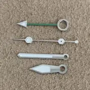 Green Luminous Watch Hand 3/4-Hands GMT Watch Hands Parts for NH34/NH35 Movement