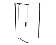 Shower Screen 1000x800x1900mm Framed Safety Glass Pivot Door By Della Francesca