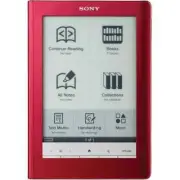 NEW! Sony 6" Digital eBook Reader PRS-600 eReader E-reader PRS600 Red