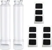 2X Fridge Water Filter + 3X Air Filter Compatible with Electrolux Westinghouse EPTWFU01 807946705 WSE6870SA EPTWFU01T WHE6874SA ULX220 EPTWFU01C EWF02 4562222 012505454226 807946701 ACC024 A13402905