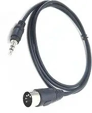 CGTime 5ft 5-Pin Din Male to 3.5mm(1/8in) Stereo Male Professional Audio Cable for Bang & Olufsen Naim Quad.Stereo Systems (BO-106N)