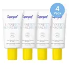 4 Pack Supergoop! Unseen Sunscreen SPF 40 1.7 oz Water & Sweat Resistant 06/2027