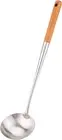 Soup Ladle, 17Inches Ladle for Wok, 304 Stainless Steel Wok Spatula
