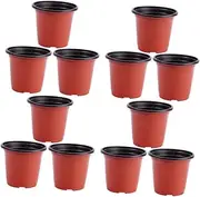 Alasum 120Pcs Plastic Nursery Pots with Drainage for Succulents Seedlings and Cuttings Lightweight and Reusable Planter Containers for Home Gardening and Garden Decoration