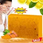 Honey Glow Lemon Turmeric Kojic Acid Soap Bar, Turmeric Face and Body Soaps 100g