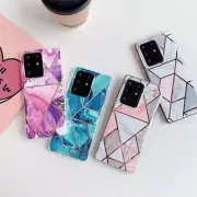 Case for Galaxy S22 5G S21 Plus Ultra S10 S21 FE Marble Case Silicone Gel Cover