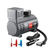 OZITO 12V Mini Portable Air Compressor Inflator - Powered by 12V DC Car Socket