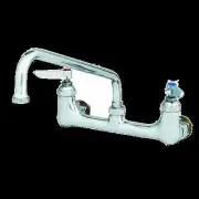 T&S Brass B-0231-CC 8" Wall Mount Workboard Mixing Faucet