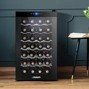 Wine Cooler Fridge 28 Bottles Beverage Refrigerator Chiller Home Bar Storage