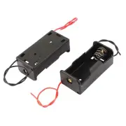 2pcs Battery 1x1.5V Holder Box Case with 15cm Lead for DIY Experiment Test
