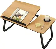 Folding Laptop Table, Portable Bed Desk Tray - Foldable Laptop Desk with Portable Study Table, Small Breakfast Tray for Working, Writing