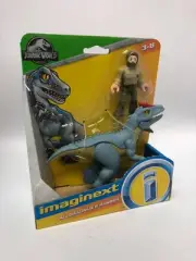 Fisher Price Imaginext Jurassic World Dinosaur Allosaurus & Ranger Toy