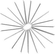 GLSTOY 19pcs Classical Guitar Fret Wires Replacement Set White Brass for Acoustic Guitars Easy to Install Smooth Finish