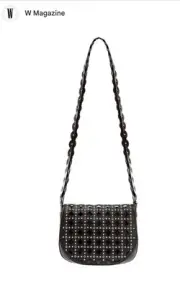 Emilio Pucci Janis Black Leather Bag FW2014 $2550 NWT!