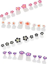 Healeved Silicone Toe Separator Pedicure Kit 32pcs Flower Toe Separators for Nail Art for Women