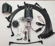 49-53 FORD FLATHEAD 239 255 Small Cap HEI Distributor + 50k BLACK COIL + WIRES (for: Ford)