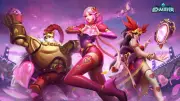 Anime zoowe chen girls pointy ears stockings red fantasy Playmat Gaming Mat Desk