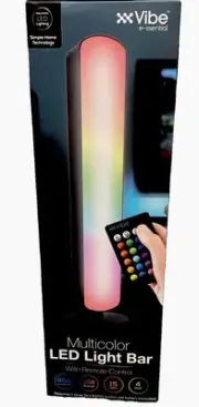 Vibe e-ssential Multicolor Led Light Bar With Remote Control USB Powered