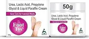 ALLOES Footos Cracked Heel for Rough Spots And Dry Feet | With 10% Urea and Lactic acid | Softening,Foot Repair cream Moisturises and soothes feet| 50 Gram