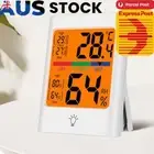 Temperature and Humidity Monitor Backlight Home Humidity Meter for Home Office