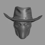Cowboy DP Deadpool 3 movie custom head for Marvel Legends & other action figures
