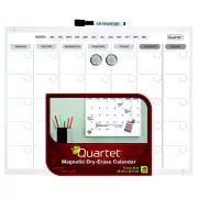 Quartet Basic Magnetic Whiteboard Daily/Weekly Planner Calendar Organiser w/ Pen