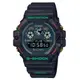 【CASIO 卡西歐】G-SHOCK X FACETASM聯名款 三眼顯示 黑X綠X紅_DW-5900FA-1_46.8mm