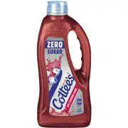 Cottee's Zero Sugar Cordial Apple & Raspberry Cordial Bottle 1l
