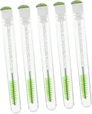 ASAKKURA 10pcs Eyelash Applicator Brush Tube Beauty Makeup Spoolie for Fake Lashes
