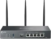 TP-Link Omada AX3000 Gigabit VPN Router, Dual-Band, 160 MHz, 1024 QAM, Wired/ Wireless, 6 Gigabit Ethernet Ports, Ideal for Business Networking, Centralised Management, High-Security VPN (ER706W)