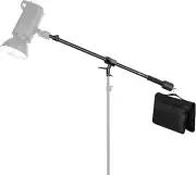 NEEWER 35"-61" Tripod Boom Arm with Counterweight & Sandbag, 5kg Max Load