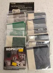 Hopscotch Cross Stitch Fabric Charles Craft You Pick Blue Navy Green Brown Chart