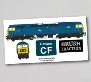 British Rail Class 47 Fridge Magnet 47558 Mayflower BR Blue Diesel Locomotive